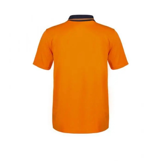 Picture of WorkCraft, Hi Vis Two Tone Short Sleeve Cotton Back Polo W Pocket